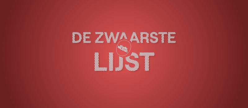 Studio Brussel De Zwaarste lijst hitnoteringen 2025