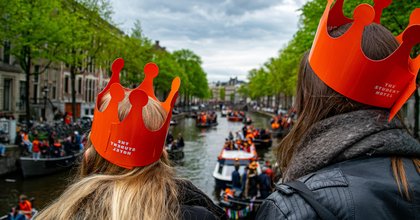 Koningsdag in Amsterdam